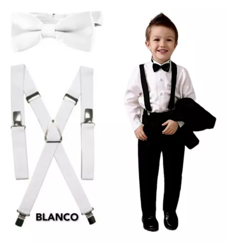 Manto Latón componente Tirantes Blancos Nino | MercadoLibre 📦