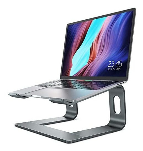 Soporte Portátil Nulaxy - Macbook Air Pro, Dell Xps - Gris