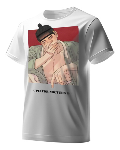 Camiseta Anime Pintor Nocturno Webtoon Estilo Unisex