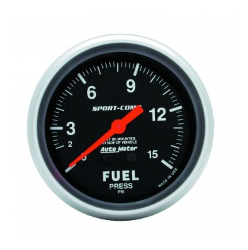 Presion De Combustible 0-15 Psi Autometer 3411