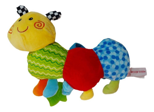 Cunero Musical Gusano - Woody Toys - Art 54643 Color Celeste