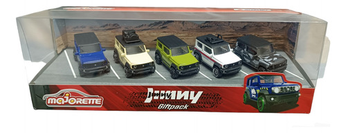 Estuche X5 Suzuki Jimmy, Escala 1/64, Majorette, 7cms Largo 