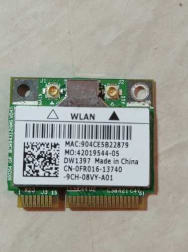 Modulo Wifi Modulo Wifi Broadcom Bcm94312hmg Laptop Dell (Usado)