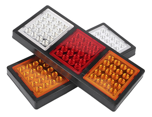 Par De Luces Traseras Para Remolque, 60 Led Brillantes, Ip67