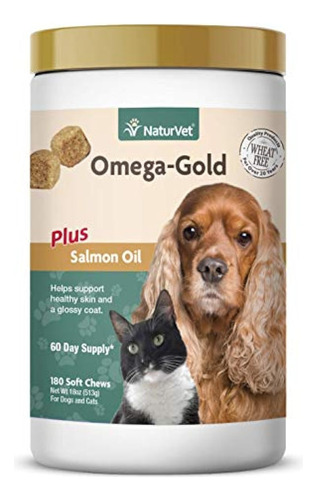 Naturvet ? Aceite De Salmon Omega-gold Plus | Apoya Una Piel