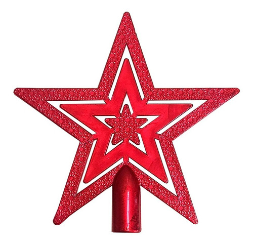 Estrella Puntal Brillo Para Árbol Adorno De Navidad 10 Cm