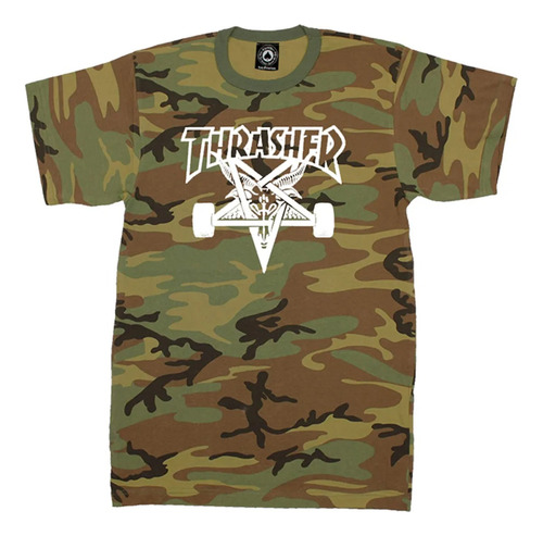 Remera Thrasher Camuflada Small 