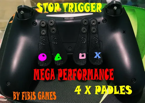 Controle Alta Performance Tipo Scuf Ps4 Paddles Stop Triger