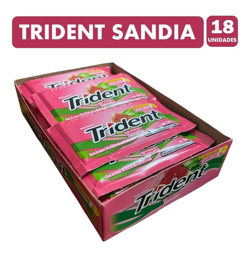 Chicle Trident Sandía Display 18 Unidades