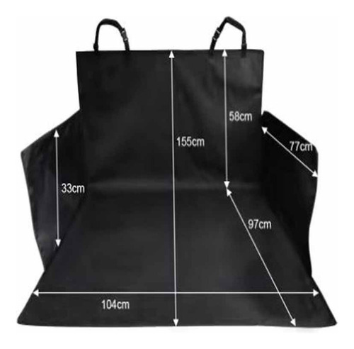 Liner De Transporte De Carga For Perros Pet Trunk Cargo
