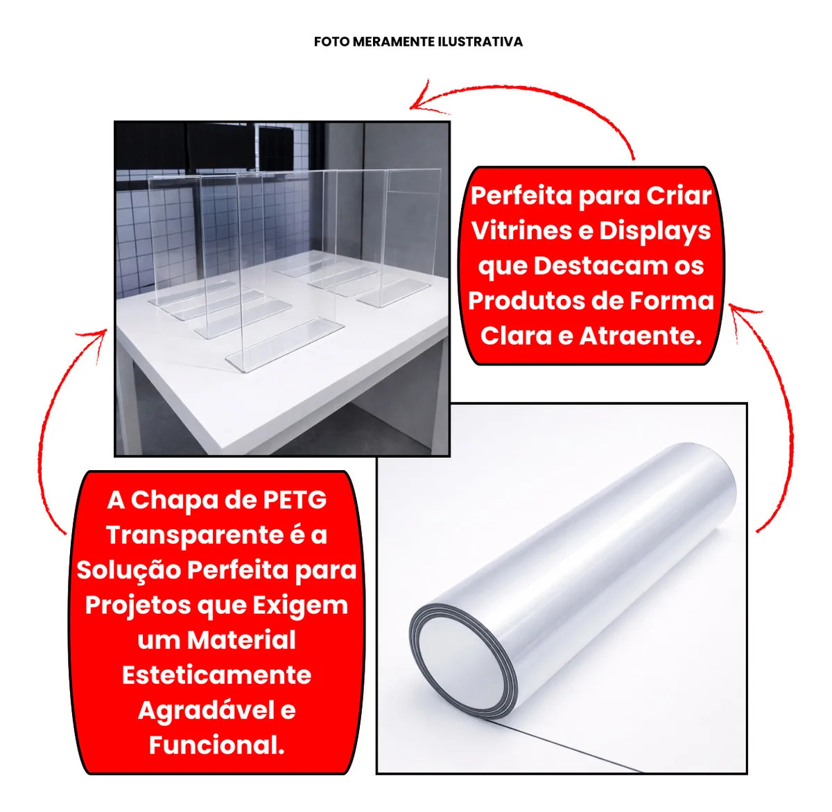 Plastireal Placa PETG Transparente 200x100cm 1mm Alta Resistência Impacto
