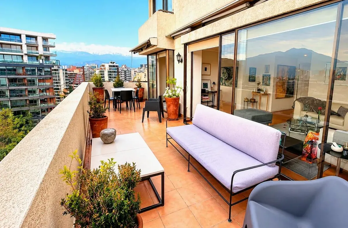 Imagen 4 de 29 de Top Pent-house Amoblado Y Equipado Hermosa Vista Vitacura