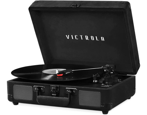 Victrola Vsc-550bt Black Tocadiscos Parlante Bluetooth