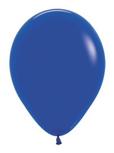 Globos Azul Redondo Látex R12 30cm Resistente Pack 50