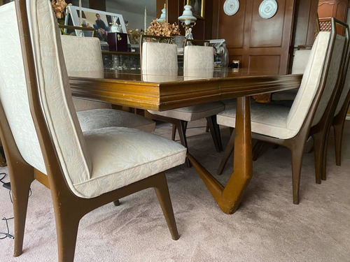 Comedor Mid Century 8 Personas De Caoba Maciza