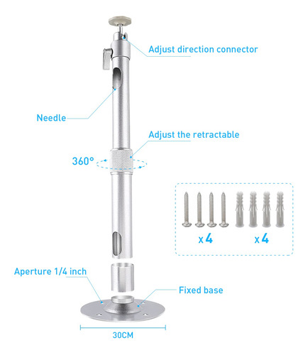 Nierbo Soporte De Montaje De Techo Universal Para Proyector