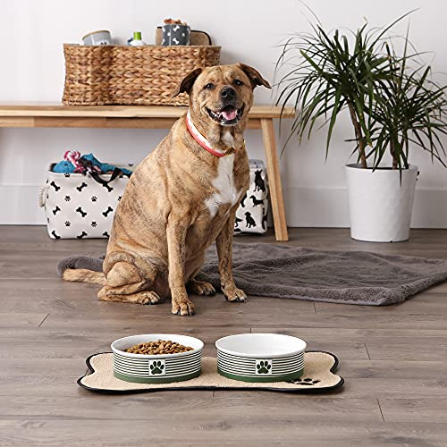 Colección De Mascotas De Cerámica Bone Dry Paw & Patch, Jueg