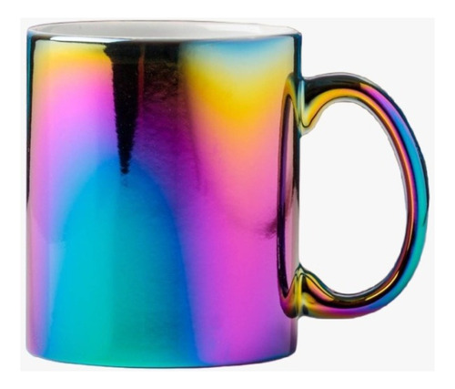 Taza Multicolor Para Sublimar Con Cajita Individual