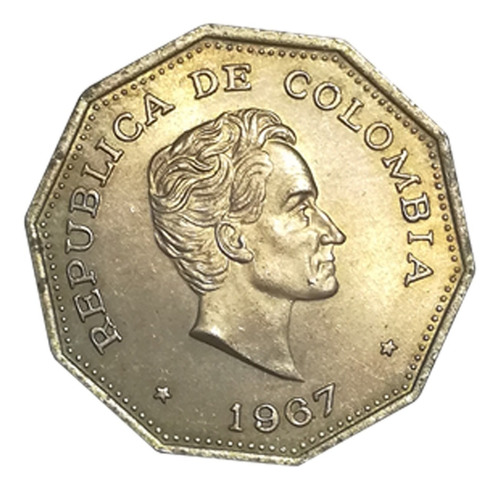 Moneda 1 Peso De 1967 Clásica