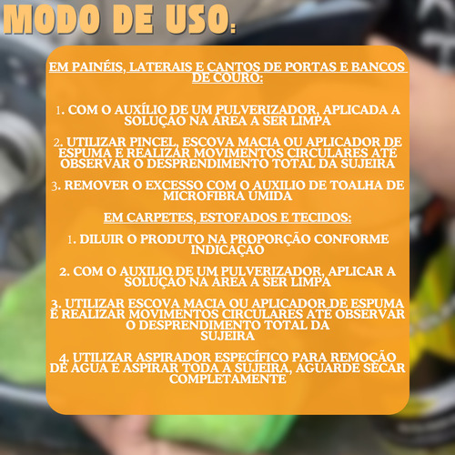 Limpeza Interna De Automotiva Apc Finish Clean 500ml Expert