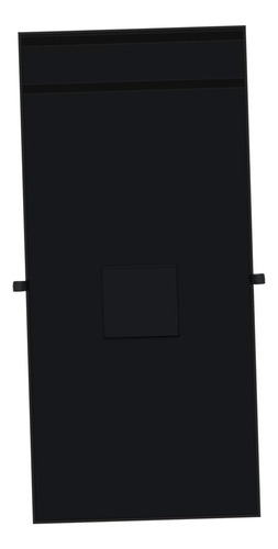 Cortina De Privacidad Portátil Cambiante Negro Con Bolsillo