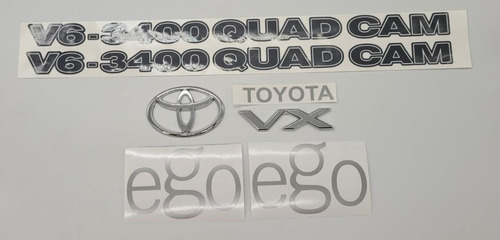 Toyota Prado Emblemas Y Calcomanías Vx 3400 Cinta 3m