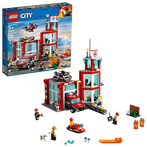 Estacion De Bomberos De La Ciudad De Lego 60215 Kit De Const