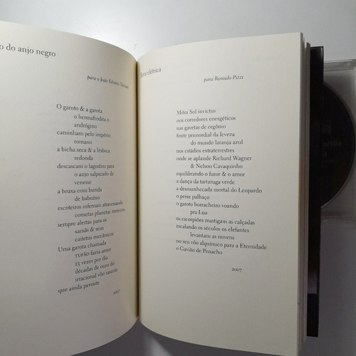 Livro, Roberto Piva, Estranhos Sinais De Saturno C/ Cd. (Usado)