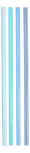 Set 4 Pack Popotes Stanley Quencher 40 Oz. Tumbler Straws Blues