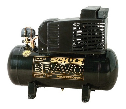 Compresor De Aire Industrial 1hp Schulz Monofasico 100lts