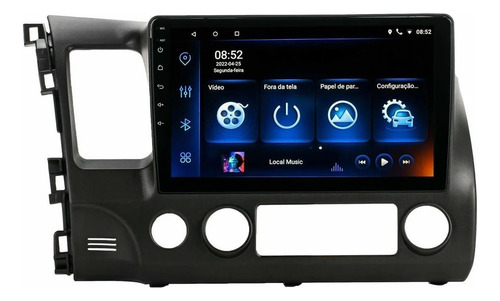 Central Multimidia Honda Civic 2010 Android 10p + Tv Digital