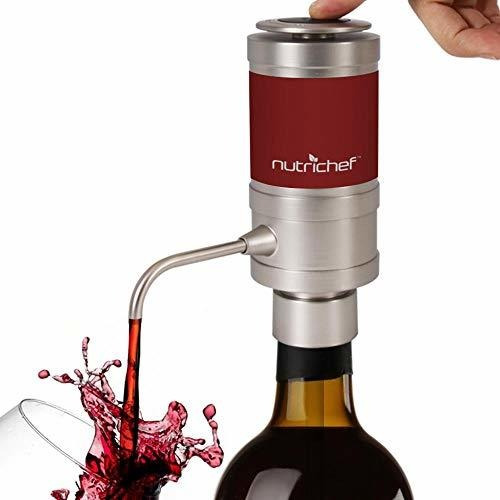 Dispensador De Vino Eléctrico Con Aireador Automático.