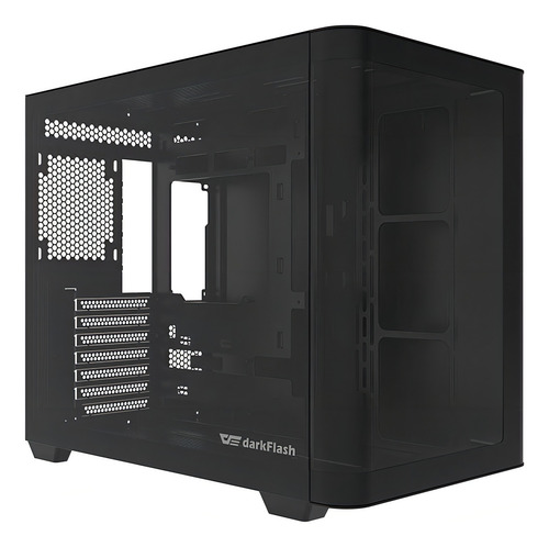 Gabinete Para Computador De Mesa Aigo Gamer Dpw90-black Dpw90 Preto