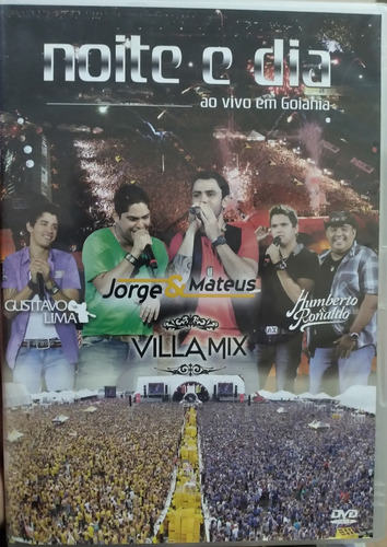 Dvd Noite E Dia Ao Vivo Em Goiânia Versão Do Álbum Estandar