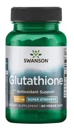 Glutation 200mg 60cap Veg Antioxidante Swanson