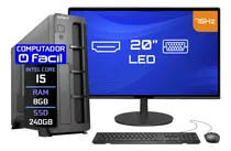 Comprar Computador Completo Fácil Slim Intel Core I5 8gb Ssd 240gb