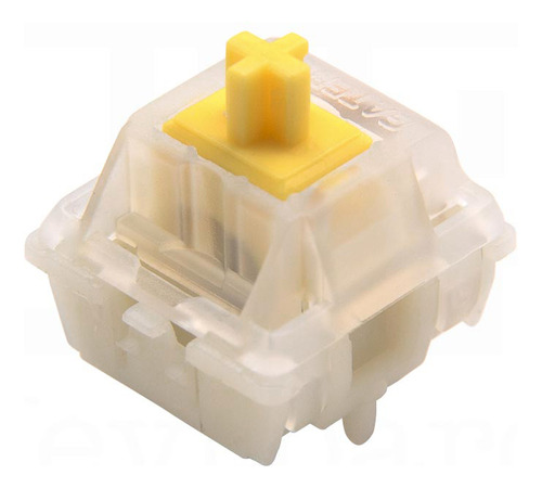 Switches Gateron Milky Yellow Lineal Pack De 35 Unidades