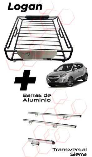 Kit Maletero Canastilla Barras Aluminio Hyundai Tucson Creta