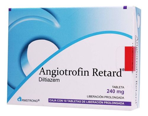 Angiotrofin Tableta De Liberación Prolongada 240 Mg, 10 Tabletas
