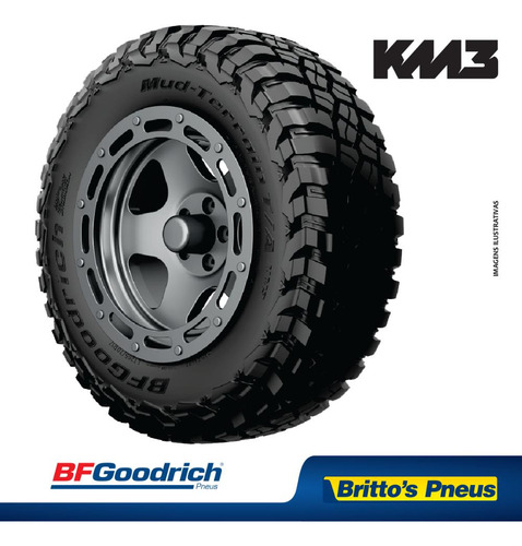 Pneu Aro 16 Bf Goodrich Mud Terrain T/a Km3 285/75 R16