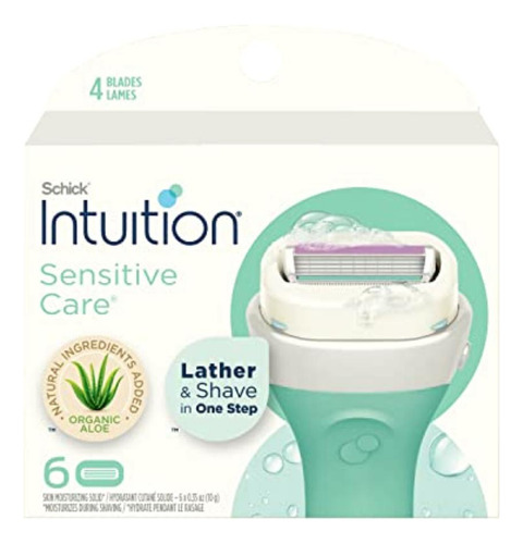 Schick Intuition Sensitive Moisturizing Razor Blade Refills