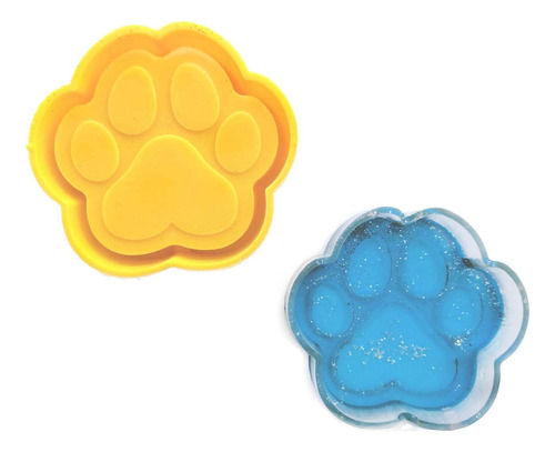 Molde Silicona Diseño Pata Perro Gato Para Hacer Joya