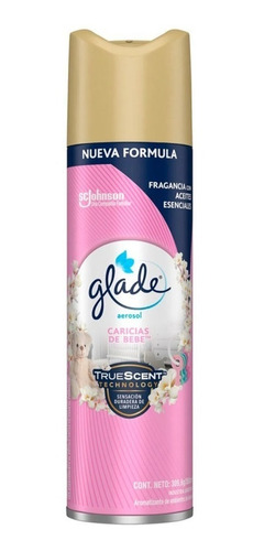 Imagen 1 de 1 de Desodorante Ambiente Glade Caricias De Bebé X 360 Cc.