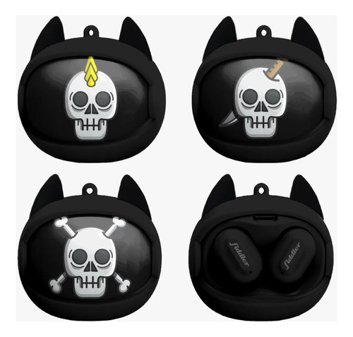 Audifono Bluetoot Fidget Skull Rolling Face Fiddler Fd-g05dc