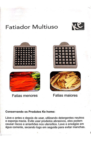 Imagem 5 de 7 de Fatiador Multiuso Aço Inox Cortador Picador De Legumes Kehom
