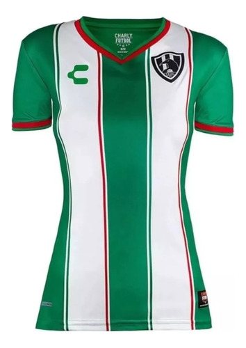 Playera Jersey Club De Cuervos Verde P/mujer 2018 5018256