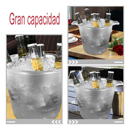 Frosted Ice Bucket Beer Champagne Ice Bucket Champagne