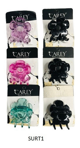 Imagen 5 de 10 de Broche Carey Hebilla Para Pelo X 6 Unid Ar1 Care4 Ellobo