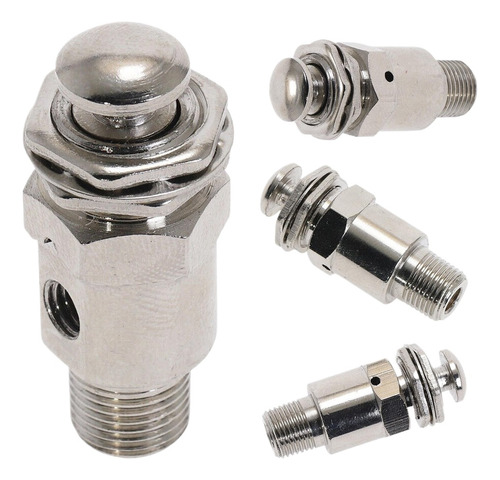 Válvula De Botón De 2 Vías Y 3 Posiciones, 1/8'' N