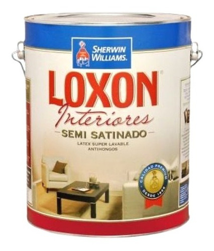 Loxon Interior Semisatinado X 10lts Sherwin Williams